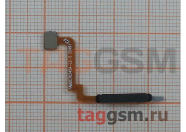 Шлейф для Xiaomi Poco M3 Pro 5G / Redmi Note 10T / Note 10 5G + сканер отпечатка пальца (черный)