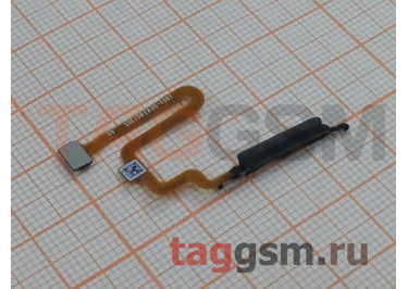 Шлейф для Xiaomi Poco M4 Pro 5G + сканер отпечатка пальца (черный)