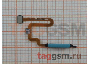 Шлейф для Xiaomi Poco M4 Pro 5G + сканер отпечатка пальца (синий)