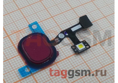 Шлейф для Samsung M315 Galaxy M31 (2020) + сканер отпечатка пальца (красный)