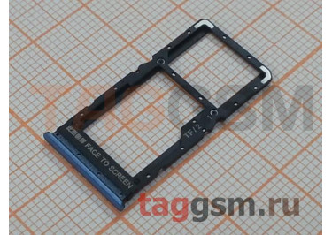 Держатель сим для Xiaomi Poco M3 Pro 5G /  Redmi Note 10 5G / Note 10T (синий)