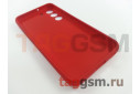 Задняя накладка для Samsung S901 Galaxy S22 (2022) (силикон, карбон, матовая, красная (Bang)) Faison