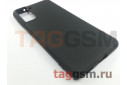 Задняя накладка для Samsung G991 Galaxy S21 (2021) (силикон, матовая, черная (Mate)) Faison