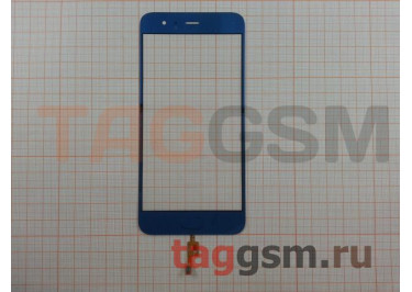 Стекло для Xiaomi Mi 6 + сканер отпечатка пальца (синий)