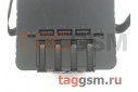 Портативное зарядное устройство (Power Bank) (Kin Vale V4022-8, 3USB выхода, Type-C, microUSB) (4 встроенных кабеля USB,Lightning,Type-C,microUSB) Емкость 80000mAh (черный)