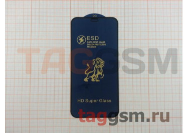 Пленка / стекло на дисплей для iPhone 12 Mini (Gorilla Glass) 9D (черный) ESD, техпак