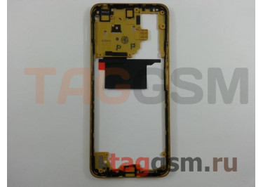 Средняя часть корпуса для Xiaomi Poco M4 Pro 4G (6.43") (желтый)