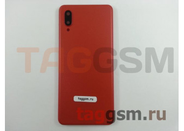 Задняя крышка для Samsung SM-A022 Galaxy A02 (2021) (красный), ориг