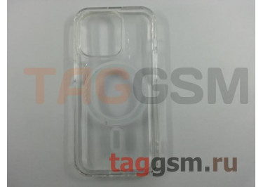 Задняя накладка для iPhone 14 Pro (прозрачная, с магнитом) MagSafe