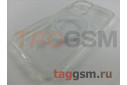 Задняя накладка для iPhone 14 Plus (прозрачная, с магнитом) MagSafe