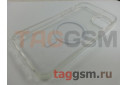 Задняя накладка для iPhone 14 Plus (прозрачная, с магнитом) MagSafe