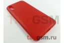 Задняя накладка для Xiaomi Redmi 9A (силикон, красная) Rock