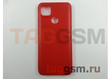 Задняя накладка для Xiaomi Redmi 9C (силикон, красная) Rock