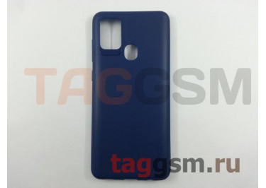 Задняя накладка для Samsung A21s / A217 Galaxy A21s (2020) (силикон, синяя) Rock