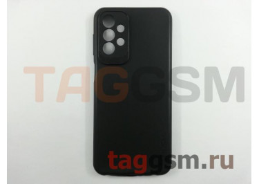 Задняя накладка для Samsung A23 / A235 Galaxy A23 (2022) (силикон, с защитой камеры, черная) Rock