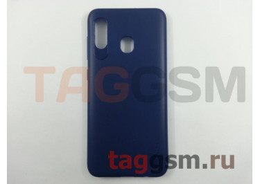 Задняя накладка для Samsung A20 / A205 Galaxy A20 / A30 / A305 Galaxy A30 (2019) (силикон, синяя) Rock