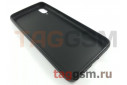 Задняя накладка для Samsung A02 / A022 Galaxy A02 (2021) (силикон, черная) Rock