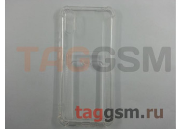 Задняя накладка для Xiaomi Redmi 9A (силикон, с защитой камеры, с визитницей, прозрачная (Full TPU Case)) Armor series