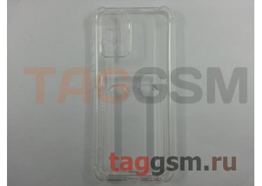 Задняя накладка для Xiaomi Redmi 10 (силикон, с защитой камеры, с визитницей, прозрачная (Full TPU Case)) Armor series