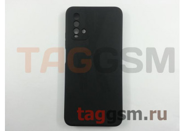 Задняя накладка для Xiaomi Redmi 9T / Redmi 9 Power / Redmi Note 9 4G (силикон, с защитой камеры, черная (Full Case))