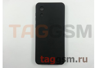 Задняя накладка для Samsung A03 Core / A032 Galaxy A03 Core (2021) (силикон, с защитой камеры, черная (Full Case))
