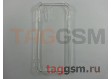 Задняя накладка для iPhone 12 (силикон, с защитой камеры, прозрачная (Full TPU Case)) Armor series