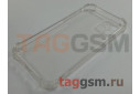 Задняя накладка для iPhone 12 (силикон, с защитой камеры, прозрачная (Full TPU Case)) Armor series