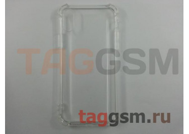 Задняя накладка для iPhone X / XS (силикон, прозрачная (Full TPU Case)) Armor series