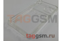 Задняя накладка для iPhone 12 (силикон, с защитой камеры, с визитницей, прозрачная (Full TPU Case)) Armor series