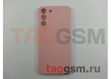 Задняя накладка для Samsung S906B Galaxy S22 Plus 5G (2022) (силикон, с защитой камеры, розовая (Full Case))