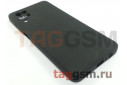 Задняя накладка для Samsung A12 / A125F Galaxy A12 (2021) (силикон, с защитой камеры, черная (Full Case))