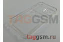 Задняя накладка для iPhone 12 Pro (силикон, с защитой камеры, с визитницей, прозрачная (Full TPU Case)) Armor series