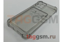 Задняя накладка для iPhone 12 Pro (силикон, с защитой камеры, с визитницей, прозрачно-черная (Full TPU Case)) Armor series