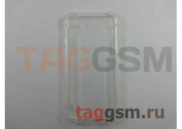 Задняя накладка для iPhone 7 / 8 / SE (силикон, с защитой камеры, прозрачная (Full TPU Case)) Armor series