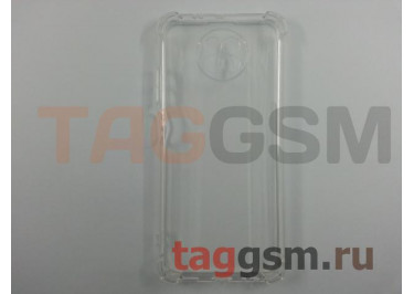 Задняя накладка для Xiaomi Redmi Note 9T (силикон, с защитой камеры, прозрачная (Full TPU Case)) Armor series
