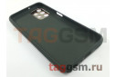 Задняя накладка для Samsung A13 / A135F Galaxy A13 (2022) (силикон, карбон, матовая, черно - зеленая (Bang) Faison