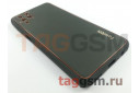 Задняя накладка для Samsung A12 / A125F Galaxy A12 (2021) (силикон, экокожа, матовая, серая (Graceful)) Faison