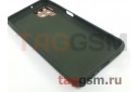 Задняя накладка для Samsung A12 / A125F Galaxy A12 (2021) (силикон, экокожа, матовая, серо-зеленая (Graceful)) Faison