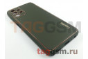 Задняя накладка для Samsung A13 / A135F Galaxy A13 (2022) (силикон, экокожа, матовая, серо-зеленая (Graceful)) Faison