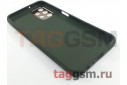 Задняя накладка для Samsung A13 / A135F Galaxy A13 (2022) (силикон, экокожа, матовая, серо-зеленая (Graceful)) Faison