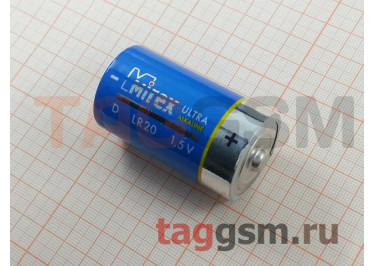 Элементы питания LR20-2BL (батарейка,1.5В) Mirex Ultra Alkaline