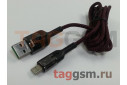 Кабель USB - micro USB (в коробке) черный 1,2м, HOCO (U68)