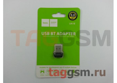 USB Bluetooth-адаптер BT5.0 (черный) HOCO (UA18)