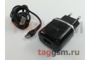Блок питания USB (сеть) 3000mA + кабель Type-C (QC3.0) (18W) черный, (N3) HOCO