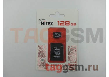 Micro SD 128Gb Mirex Class 10 UHS-I 30Mb / s c адаптером SD