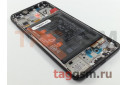 Дисплей для Huawei Y8P + тачскрин + рамка + АКБ (черный), Full ORIG