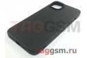 Задняя накладка для iPhone 14 Plus (силикон, ультратонкая, матовая, черная (Fascination series)) HOCO