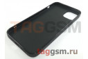 Задняя накладка для iPhone 14 Plus (силикон, ультратонкая, матовая, черная (Fascination series)) HOCO