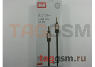 Аудио-кабель AUX 3.5mm (1м) (серебро), Earldom ET-AUX32
