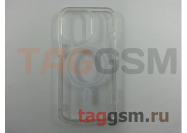Задняя накладка для iPhone 13 Pro (силикон, прозрачная (Magnetic series)) HOCO